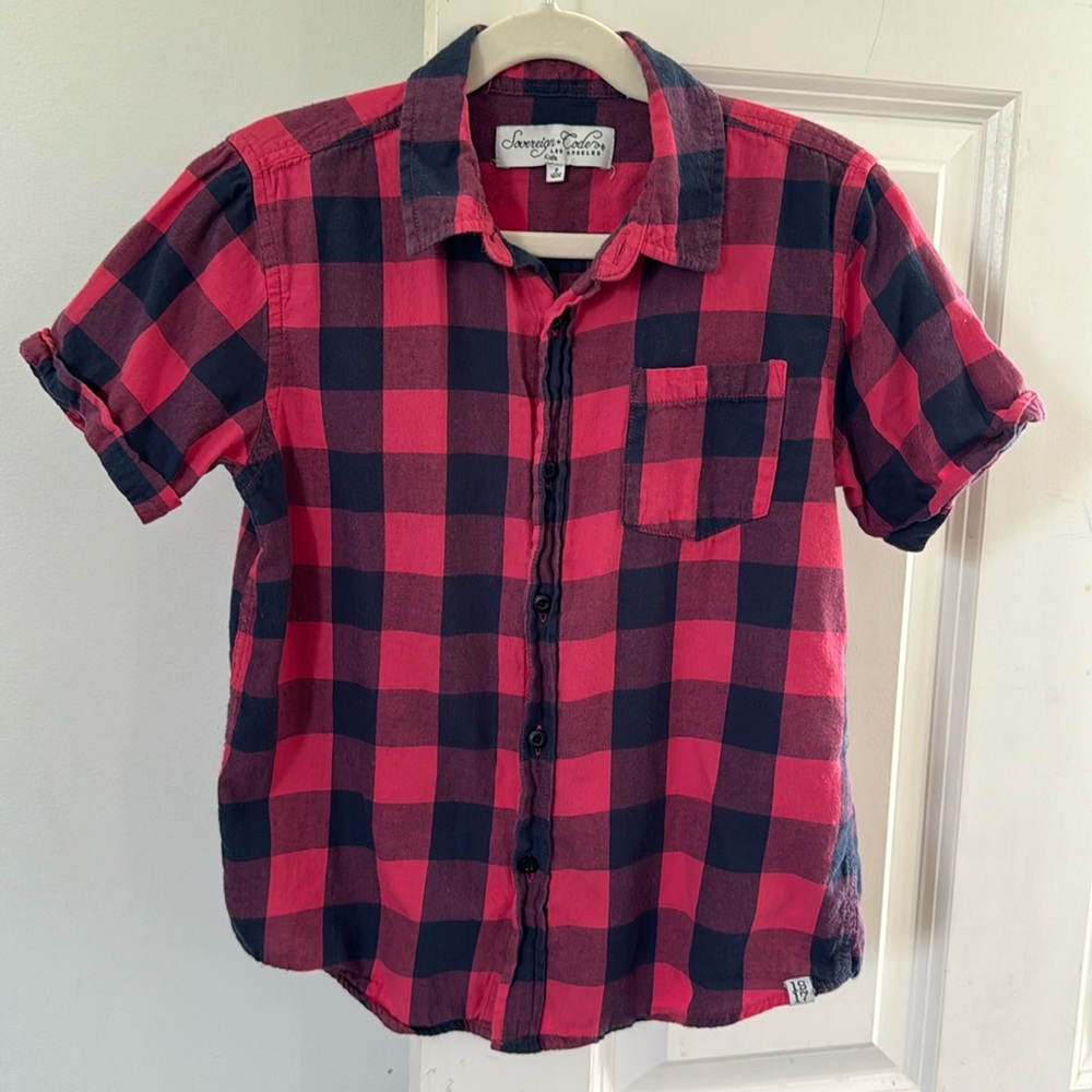 Boys button down top